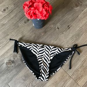 Zebra Bikini Bottoms w/ Adjustable Side Strings